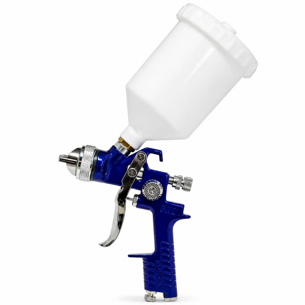 Maquina De Pintura Pneumática Hvlp Linha Profissional Caneco 600ml 1,4mm Pro-550 PDR