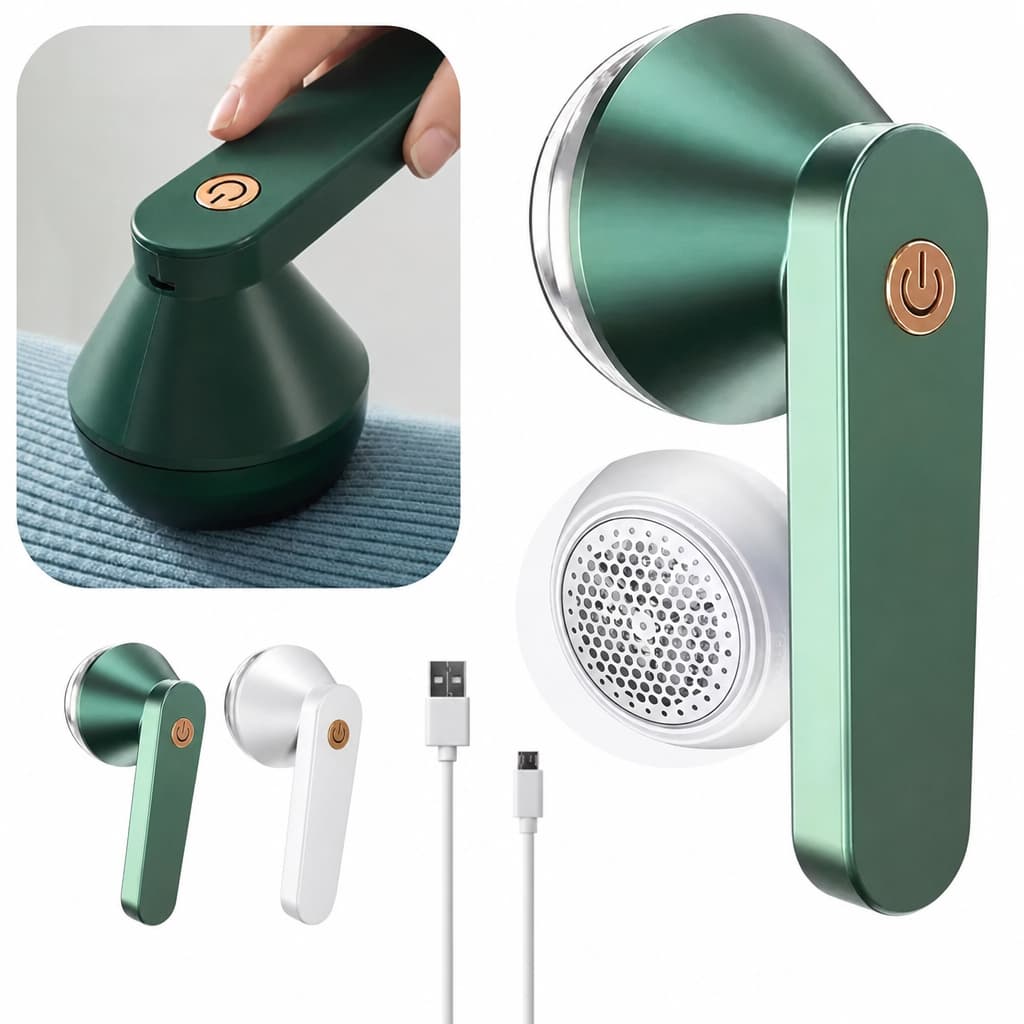 Papa Bolinhas Eletrico Tira Pelos Removedor De Fiapos Recarregavel USB Para Roupas Sofa Linha Premium