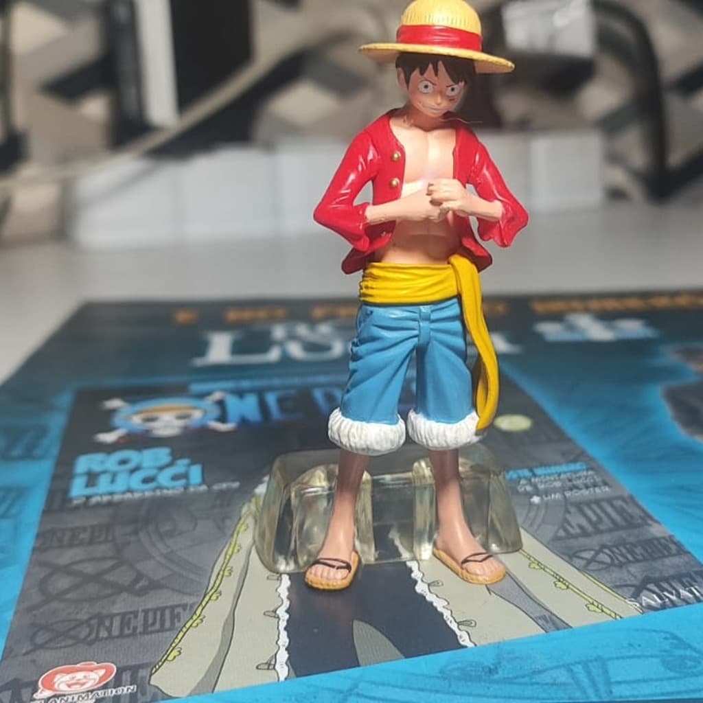 Boneco Monkey D. Luffy One Piece Salvat Vol.1 Colecionavel C/revista