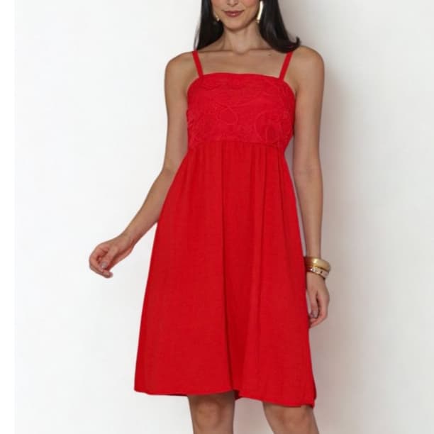Vestido Gabriela Feminino Midi Alcinha Renda Bordada Floral Verão Casual Elegante