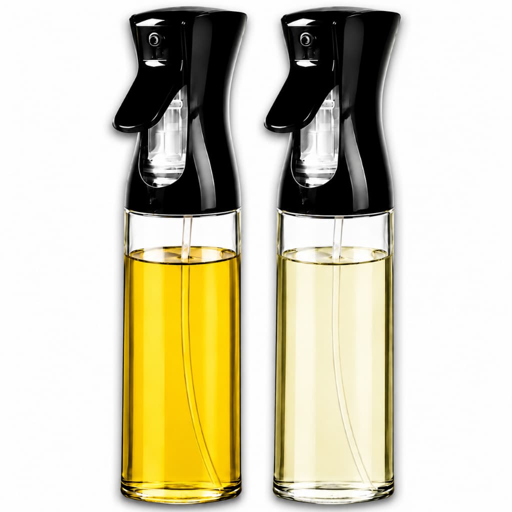 Kit Galheteiro Spray Frasco de Vidro Borrificador de Azeite Vinagre e Óleo, de Mesa  200Ml