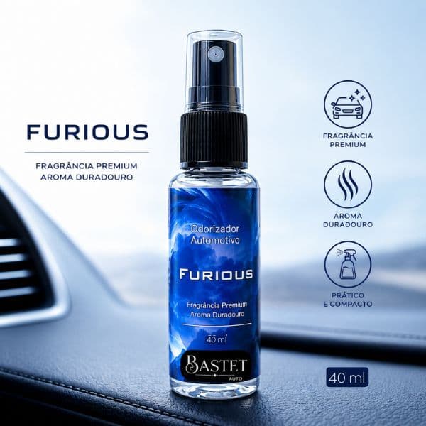 Odorizador Automotivo PREMIUM Furious | Perfume para Carros | Cheirinho
