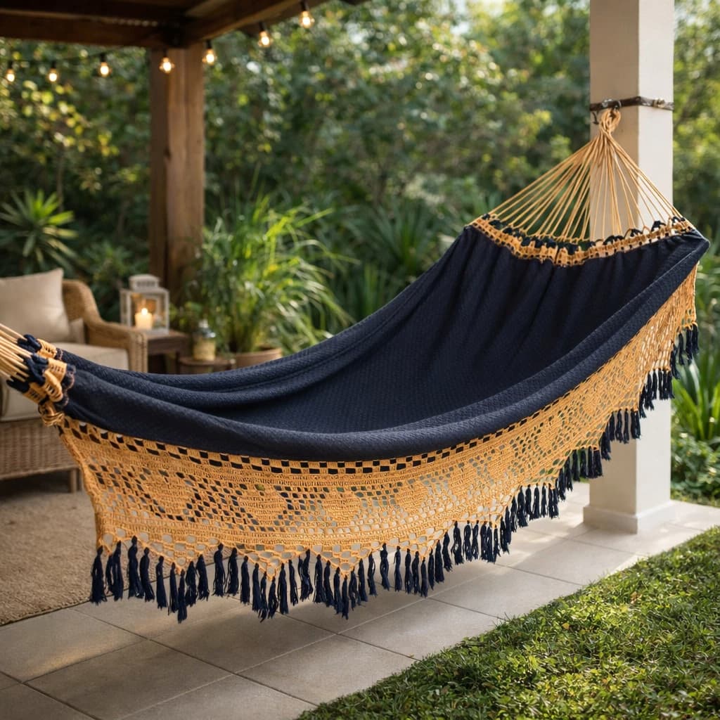 Rede De Dormir Casal Reforçada 4,5 Metros Descanso Luxo Gigante Alta Resistência Varanda Camping