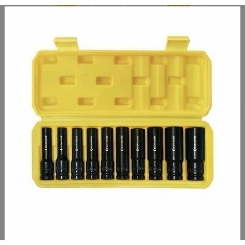 JOGO SOQUETE SEXTAVADO 1/2 (08-24MM) - 10 PCS LOGO