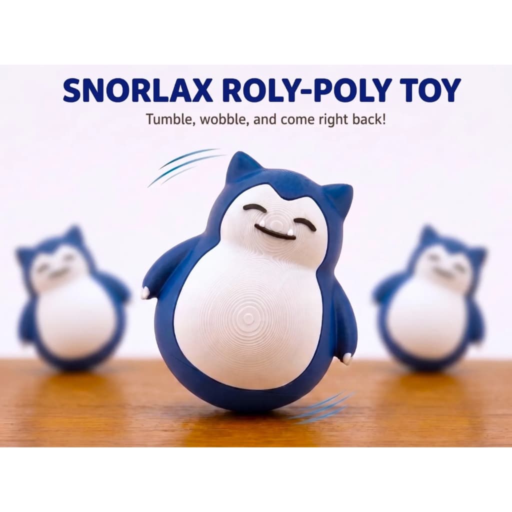 Snorlax Balancê – Boneco Decorativo