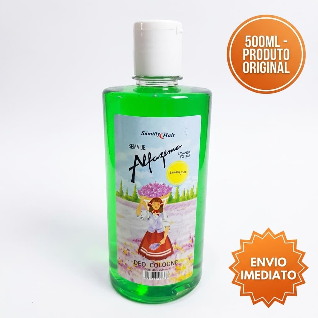 Deo Colônia Alfazema Sámills Hair 500ml - Seiva de Lavanda Extra Original Envio Imediato