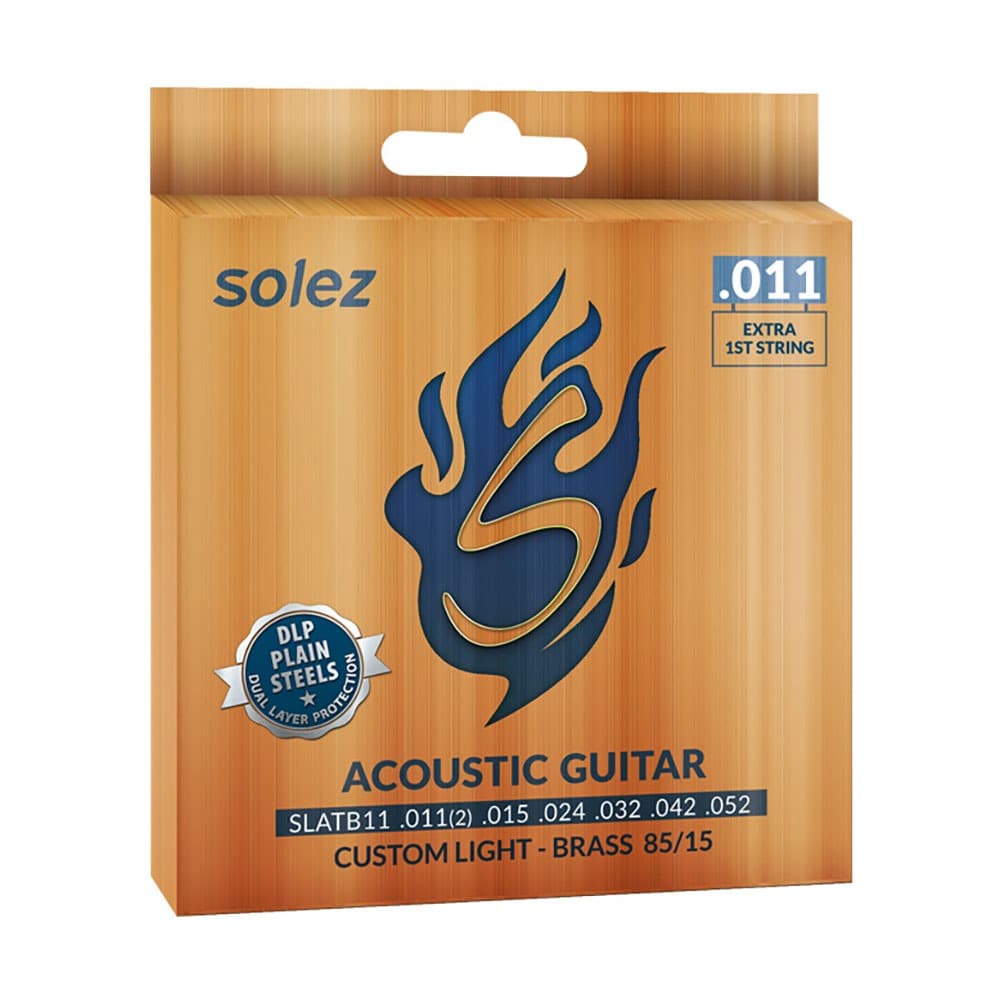 Encordoamento Violão Aço Solez SLATB11 Bronze 85/15 11/52 - EC0506