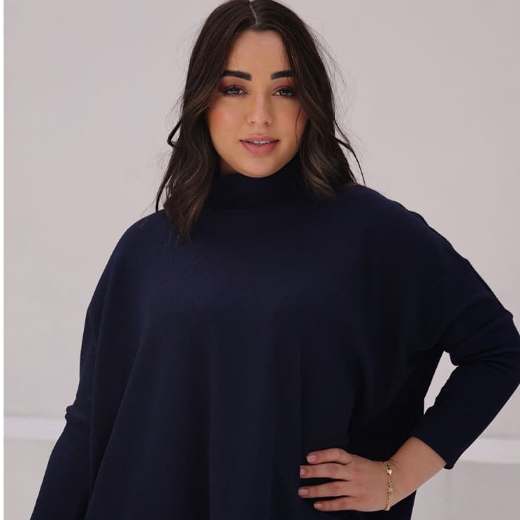Conjunto Feminino Pantalona e Blusa Manga Longa Assimétrico | Moda Feminina