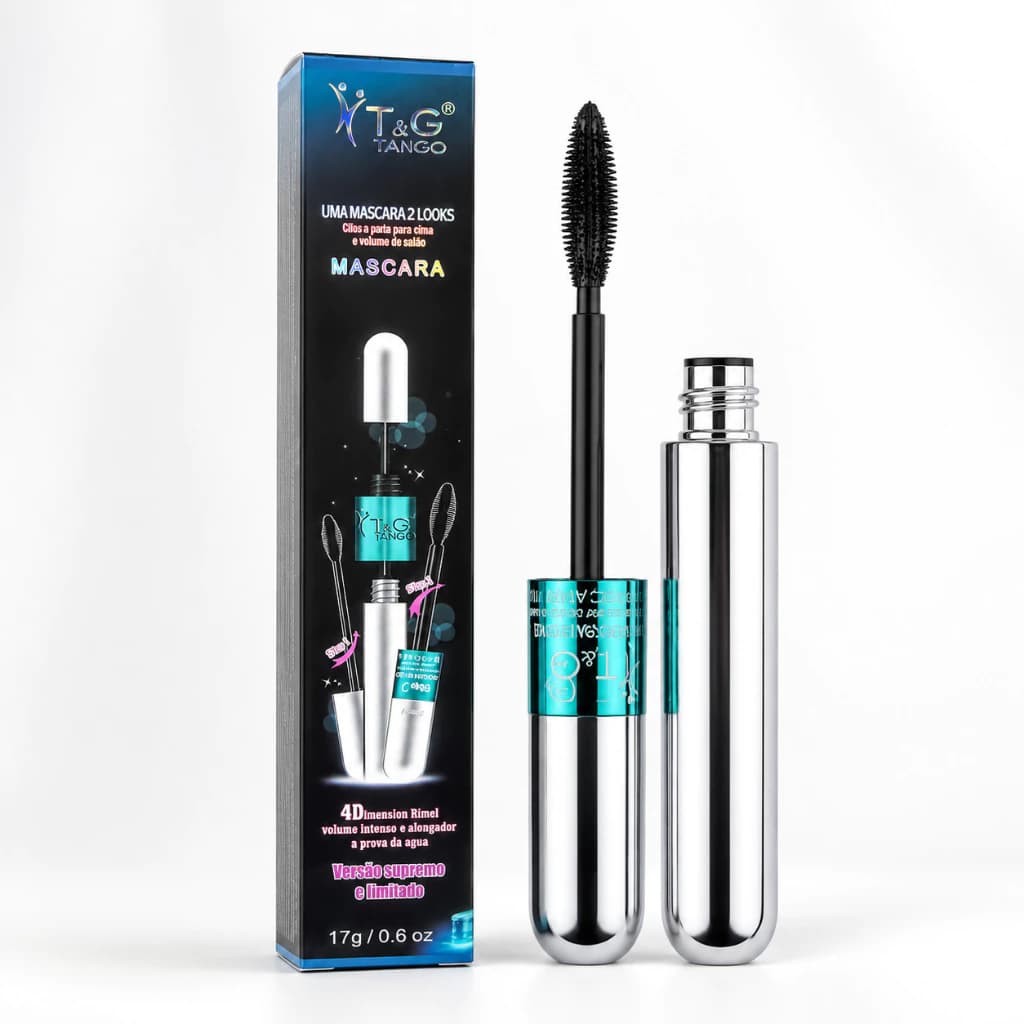 Mascara Rimel Tango 4d 2 Em 1 Alonga E Da Volume Prova D'água PA-7204