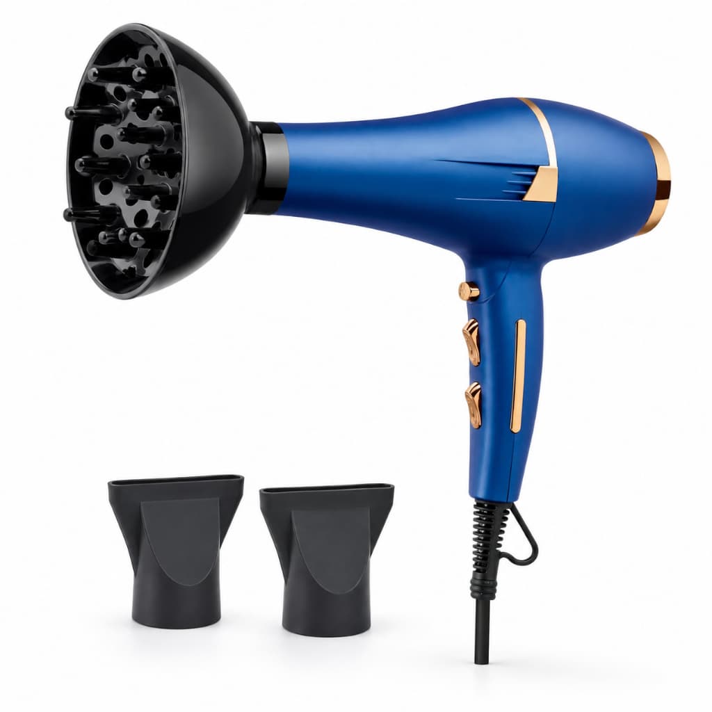 Secador De Cabelo Com Difusor de Cachoss Antifrizz Profissional Sokany Leve E Potente 2400w