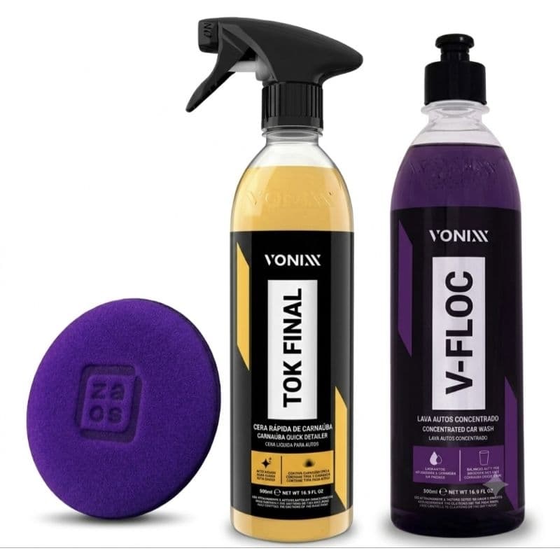 Cera líquida Tok Final Brilho V-Floc Shampoo Vonixx + Brinde