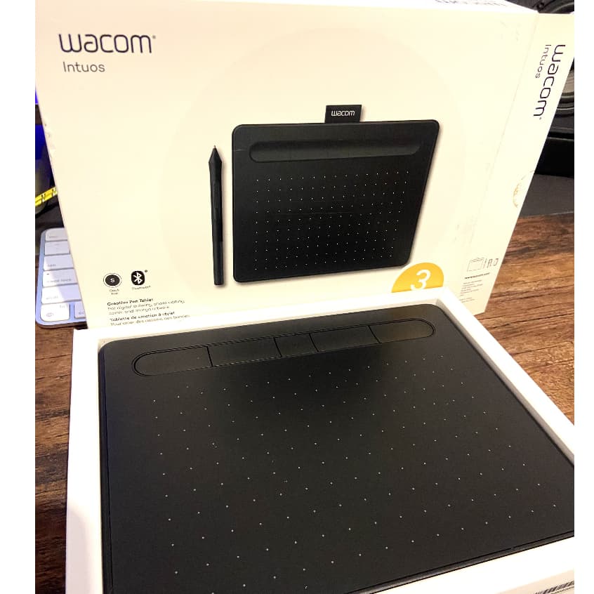 Mesa Digitalizadora Wacom Intuos CTL4100W Bluetooth Pequena Preta