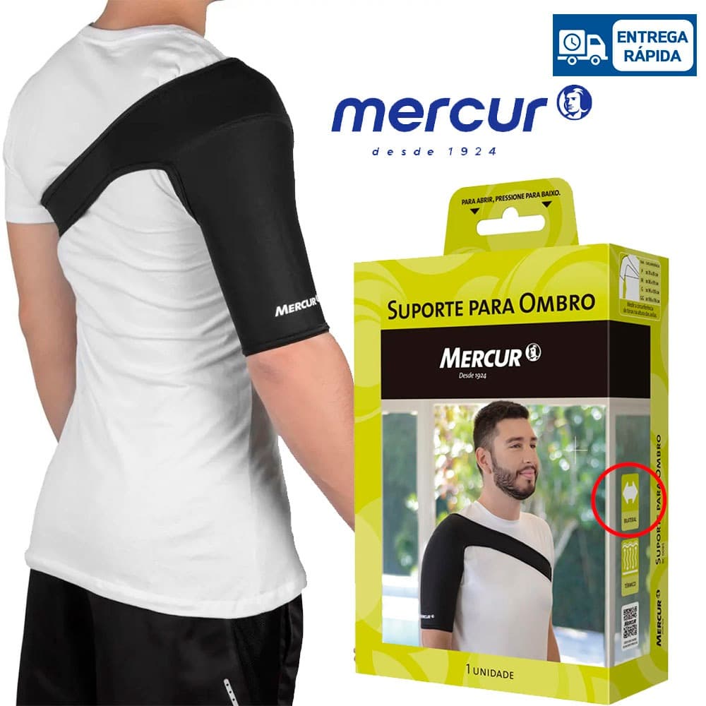 Suporte Para Ombro Úmero Órtese Neoprene Térmico Mercur