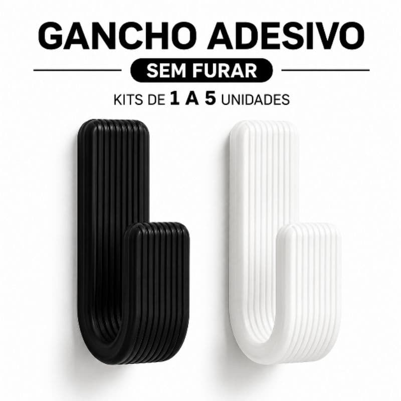 Ganchos Toalheiro de Parede Cabide Moderno Minimalista para Banheiro REFORÇADO COM DUPLA FACE