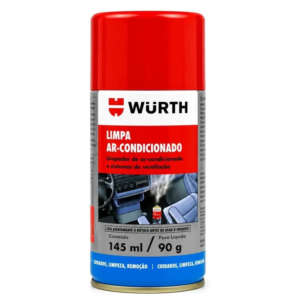 Higienizador limpa ar condicionado wurth 145ml