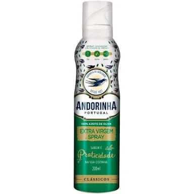 Azeite Spray de Oliva Extra Virgem Português Andorinha 200ml