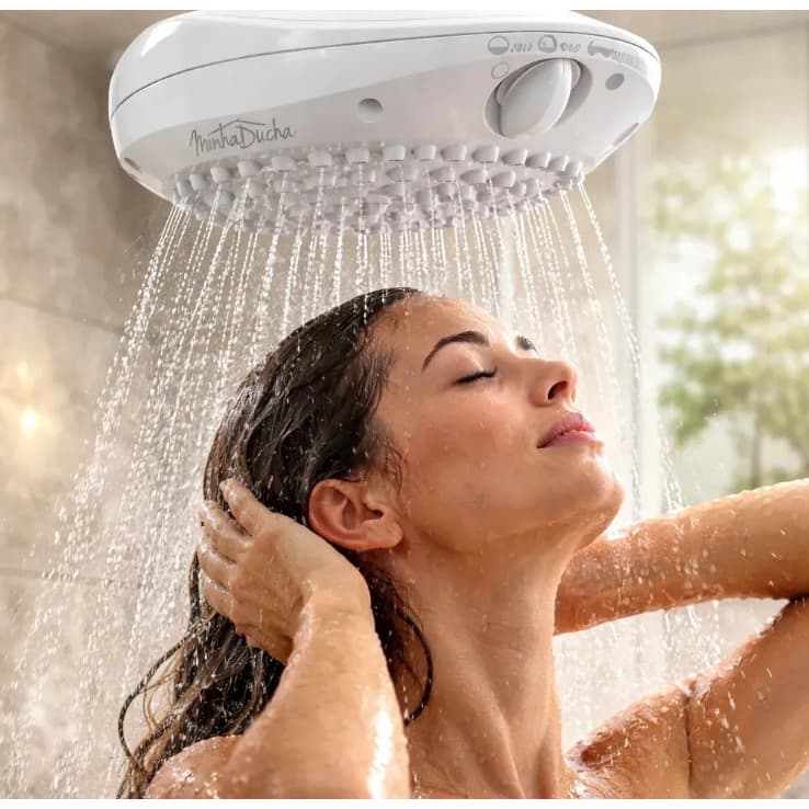 Chuveiro elétrico Hydra Minha Ducha branco 220v 6200w