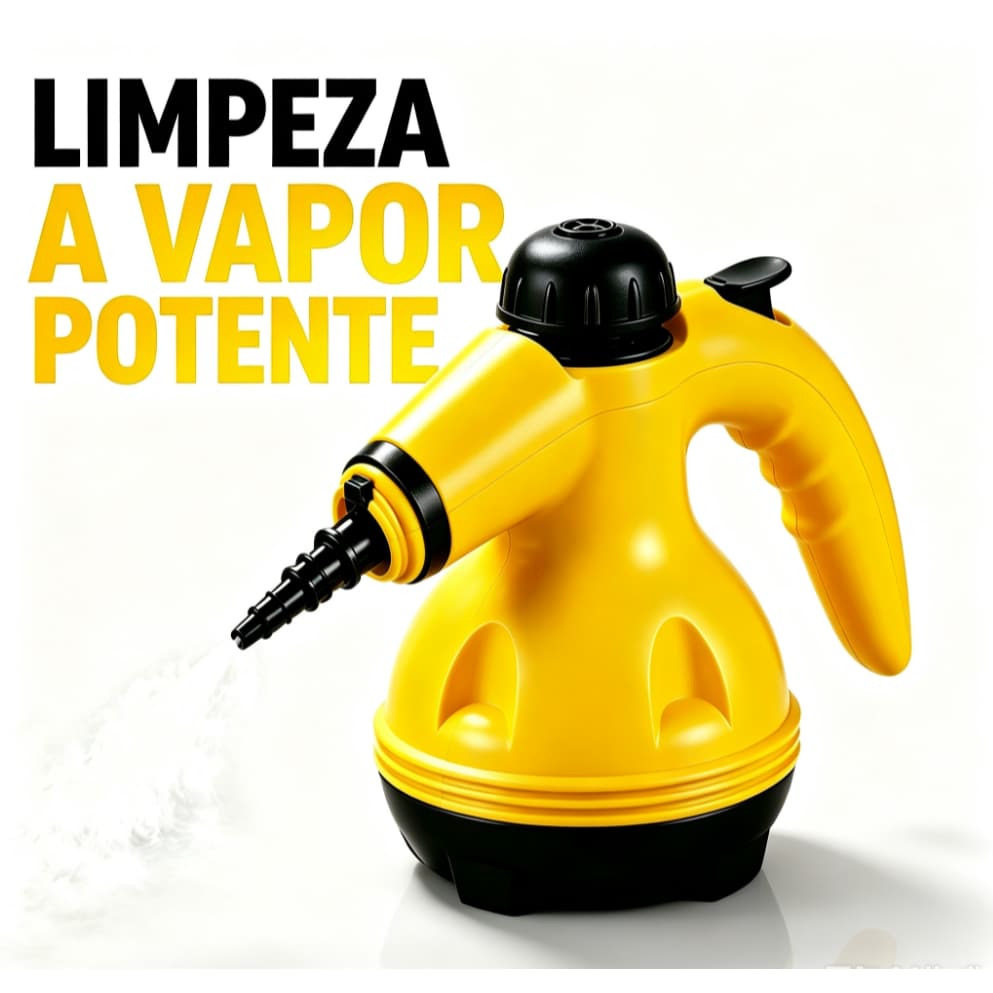 Limpador a Vapor Portátil Multiuso Higienizador Quente para Cozinha Banheiro Casa e Carro Remove Gordura Incrustada
