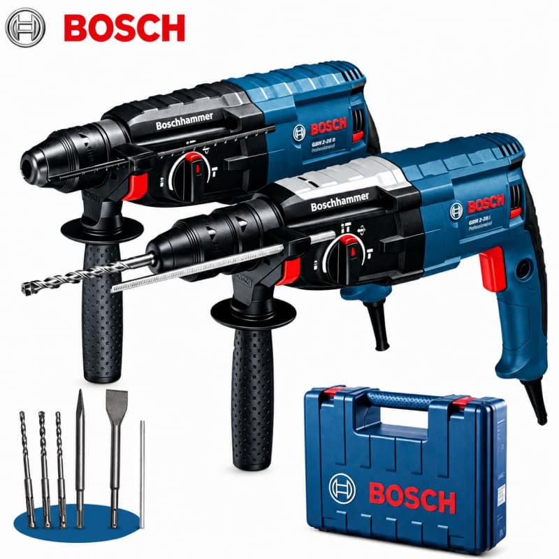 Furadeira De Impacto Martelete Rotativo Rompedor 1500W furadeira parafusadeira Bosch Original 100%