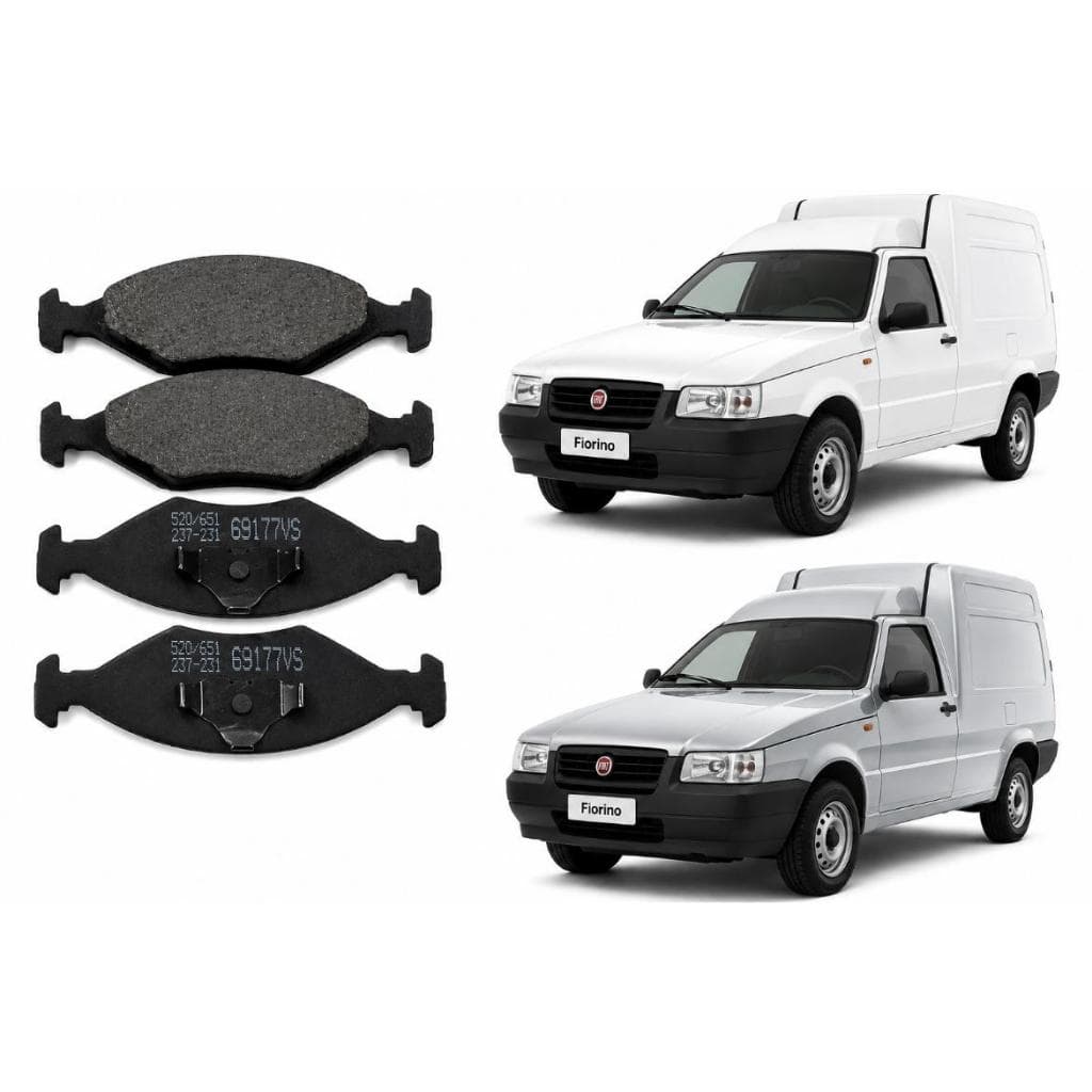 Pastiha De Freio Dianteiro Fiat Fiorino 93/10 Tipo 1.6 93/97
