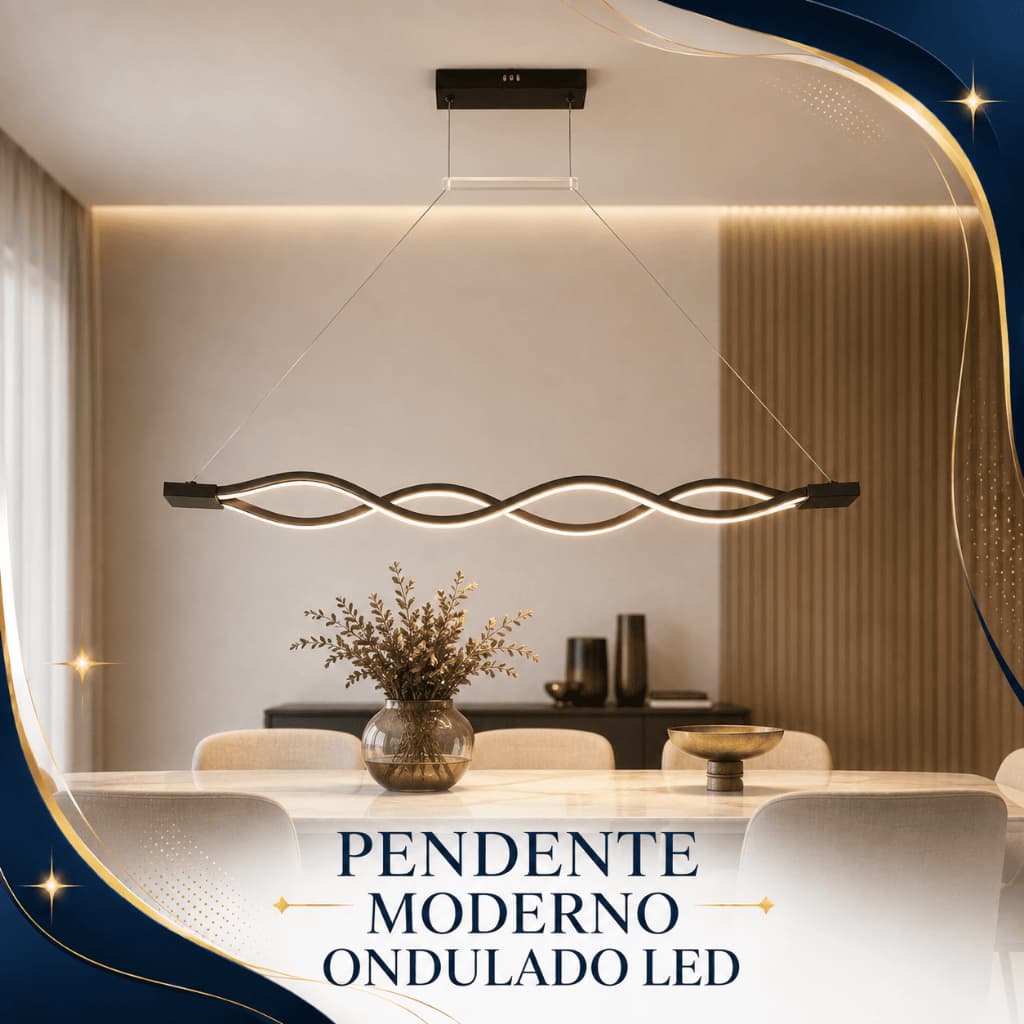 Lustre Pendente Moderno Geometrico Infinito Espiral Luminária Pendente Curva Linear Dourado Sala Design Minimalista