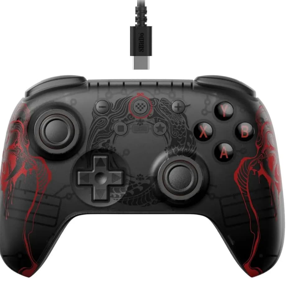 Controle Com Fio 8BitDo Ultimate 2C Black Myth Wukong PC Windows