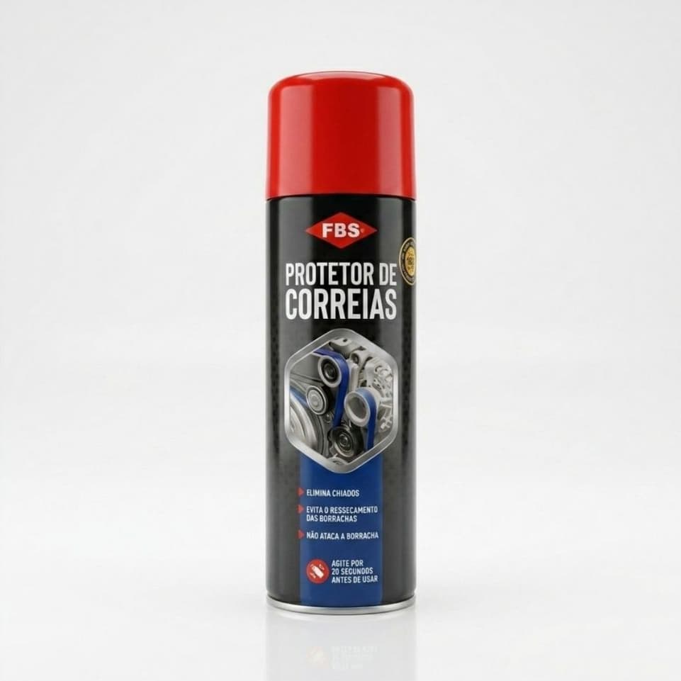 Graxa Fbs Protetor De Correia Spray 300ml Lubrificante Antidesgaste Impermeabilizante