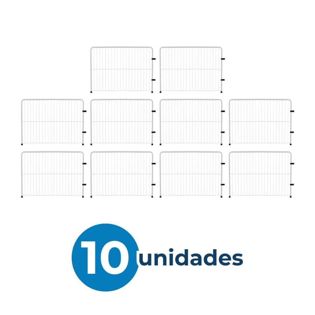 KIT 10 Cerca Grade Tela Para Piscina Proteção Criança Animais Cães Pet Cão Cachorro 0,7x1m
