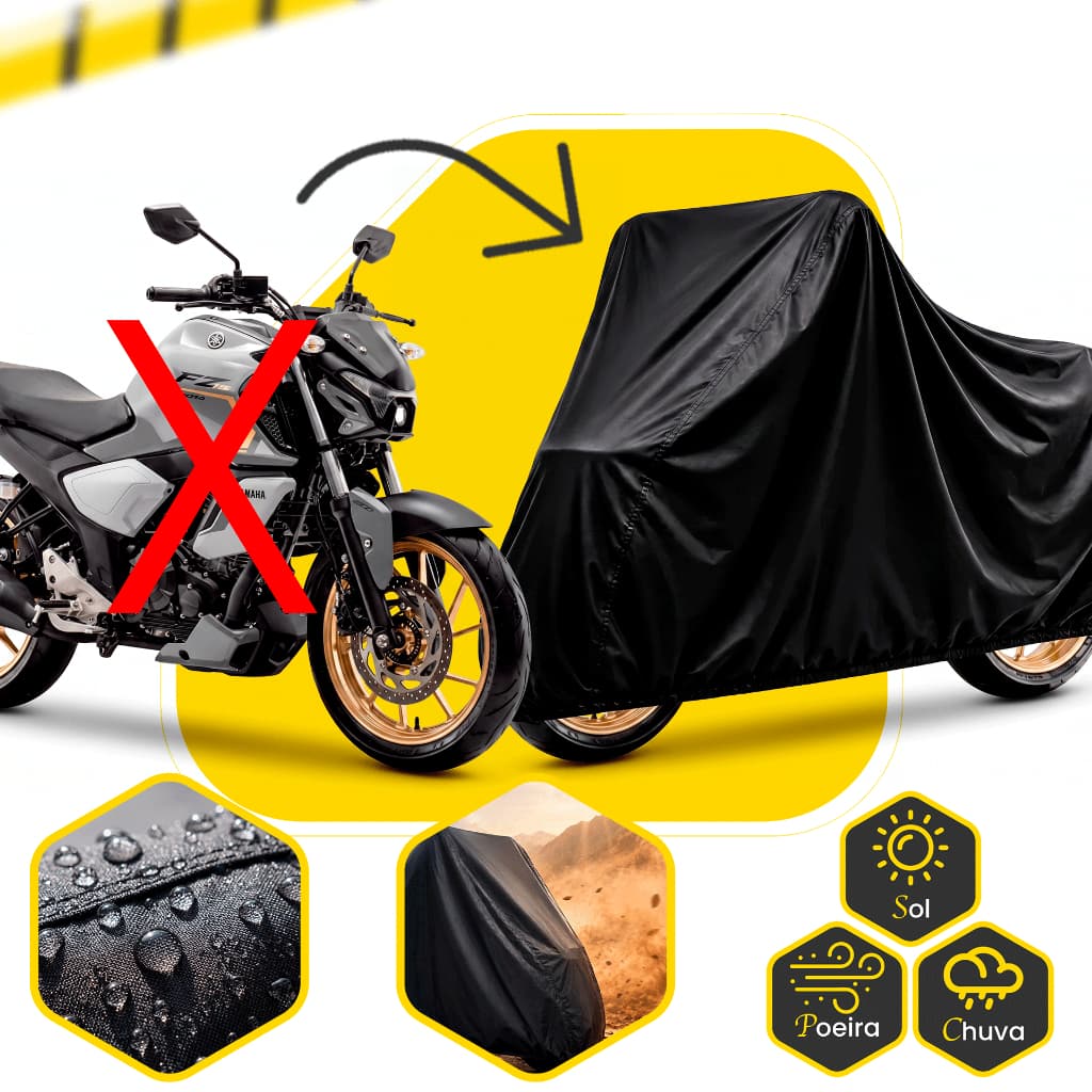 Capa Para Moto Scooter Elétrica Impermeável Anti-Risco UV Proteção Sol Chuva Poeira ENVIO IMEDIATO