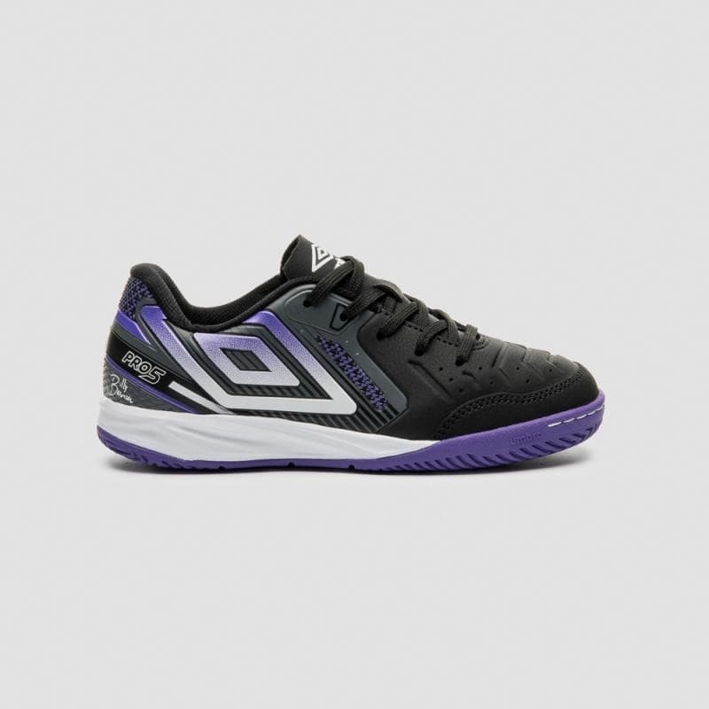 CHUTEIRA FUTSAL UMBRO PRO 5 JR BILLY PTO ROXO
