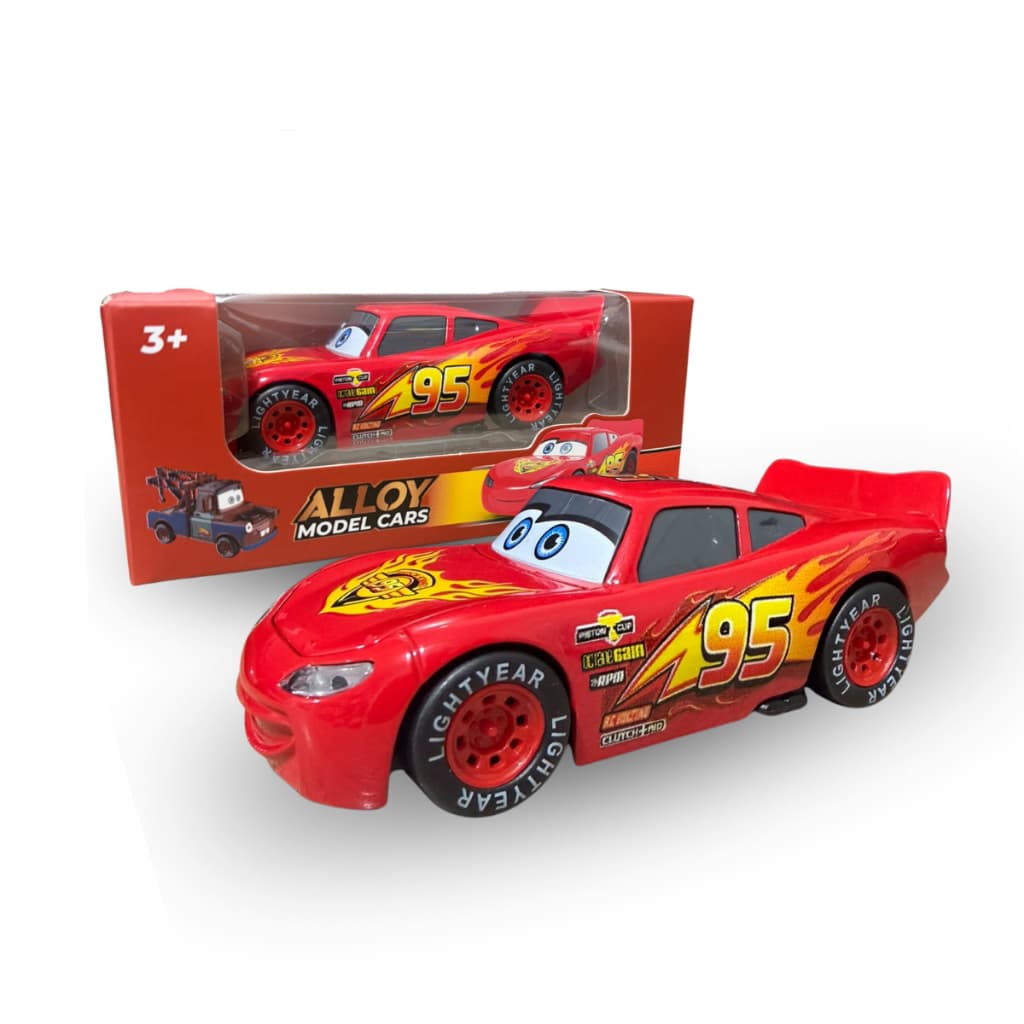 Carrinho de Ferro Mcqueen Disney Carros 11cm Brincadeira Diversão