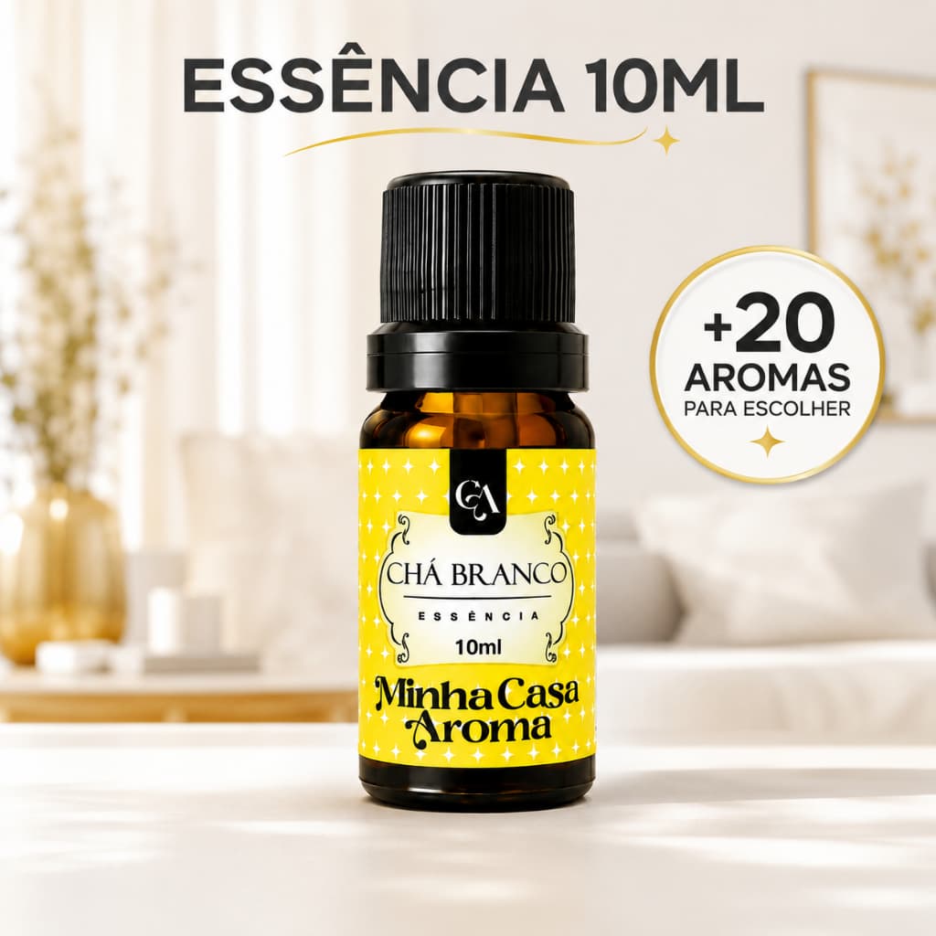 Essência Concentrada 10ml para Difusor Elétrico e Aromatizador de Ambiente Escolha o Aroma