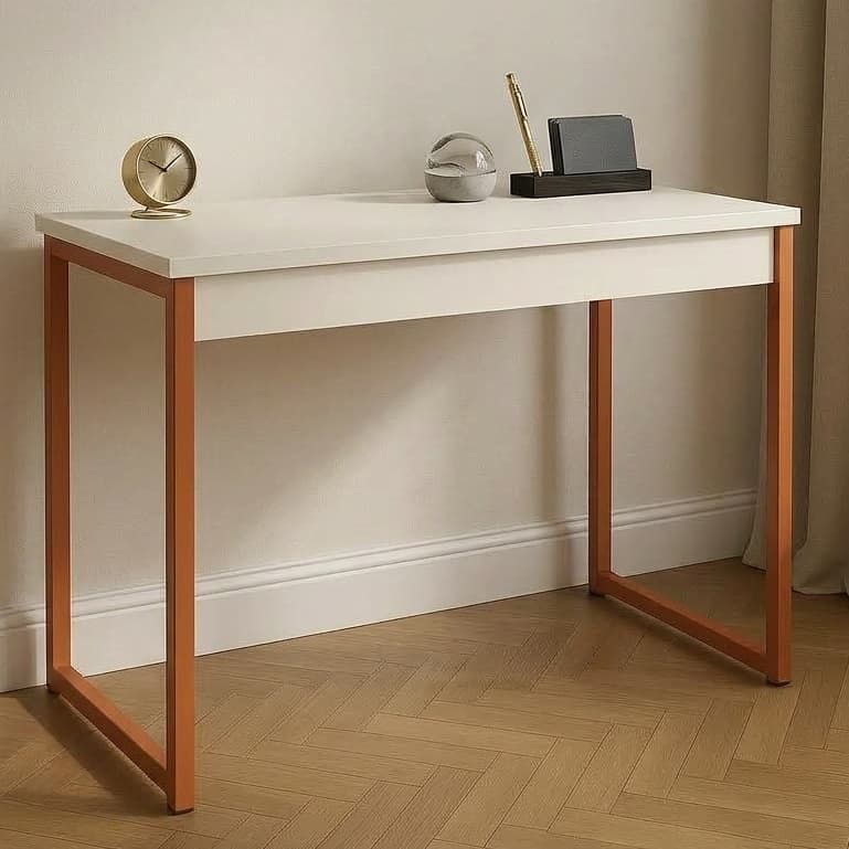 Mesa Escrivaninha Aparador Mesa Home Office Estilo Industrial Multiuso 90 Cm Escritório Quarto Diversas Cores