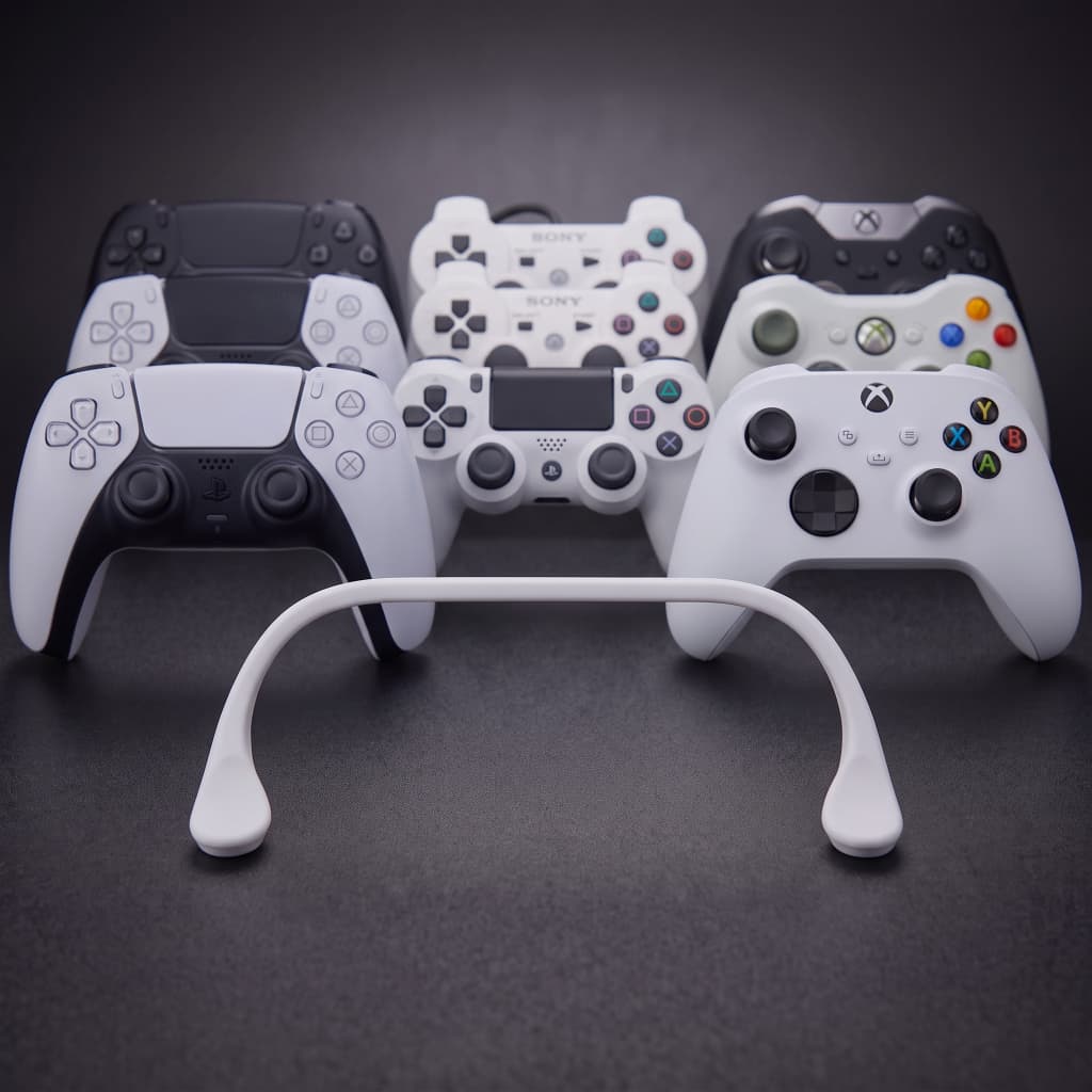 Suporte Invisível para Controle PS5, PS5 Edge, PS4, PS3, PS2, Xbox One, Xbox 360, Xbox Elite S2 - Minimalista