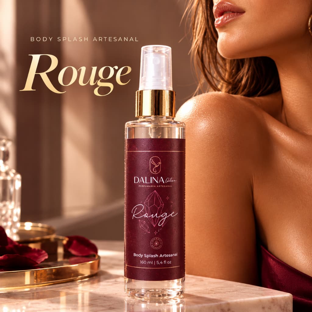 Body Splash Unissex Rouge 160ml Inspiração Baccarat 540 Premium Contratipo Longa Duração
