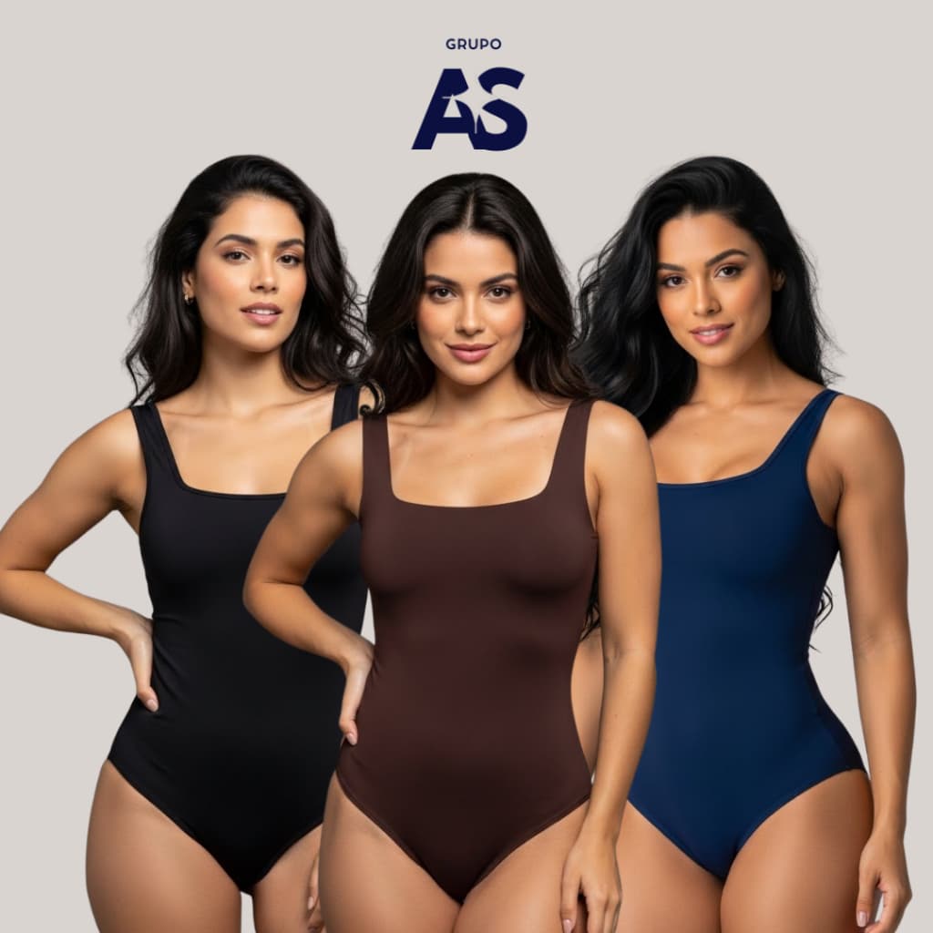 Kit 3 Body Regata - Tecido Suplex Elegante Casual Básica Lisa Dia a Dia