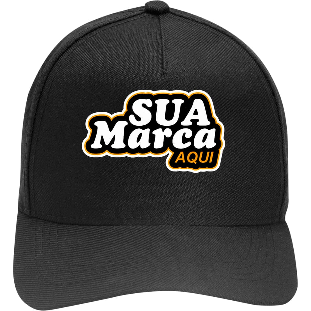 Boné Trucker Aba Curva Personalizado com Sua Logo Imagem Estampa DTF Profissional Alta Qualidade