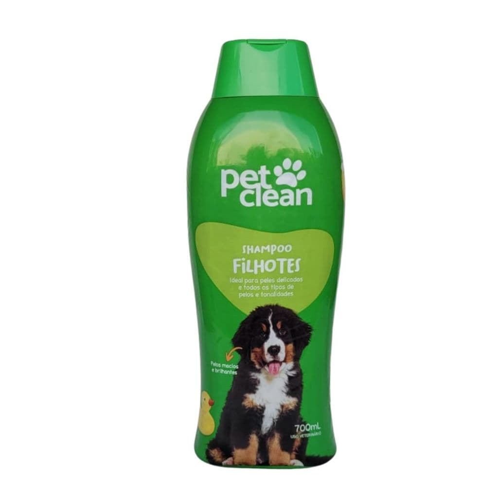 Shampoo Pet Clean 2 em 1 Filhotes Cães Cachorros Pet 700ml