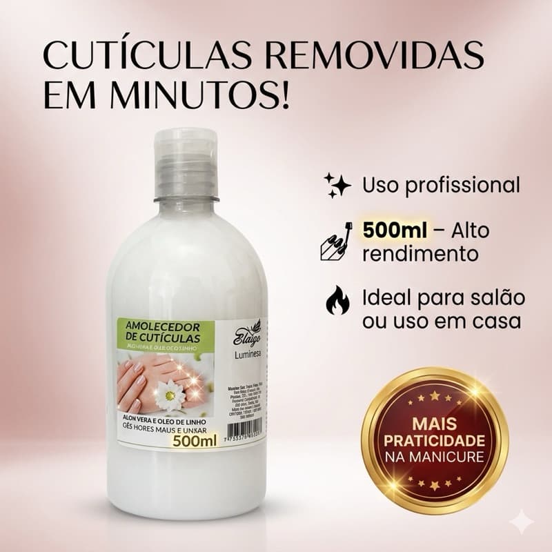 Amolecedor De Cutículas Aloe Vera Biotype 500ml