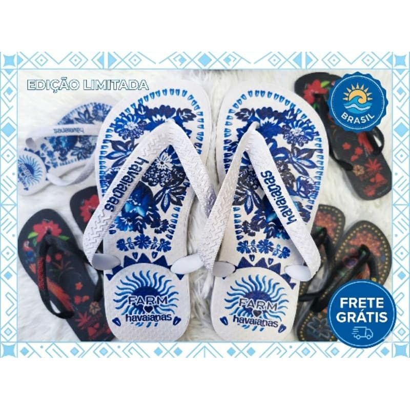 Chinelo Feminino Várias Estampas Antiderrapante