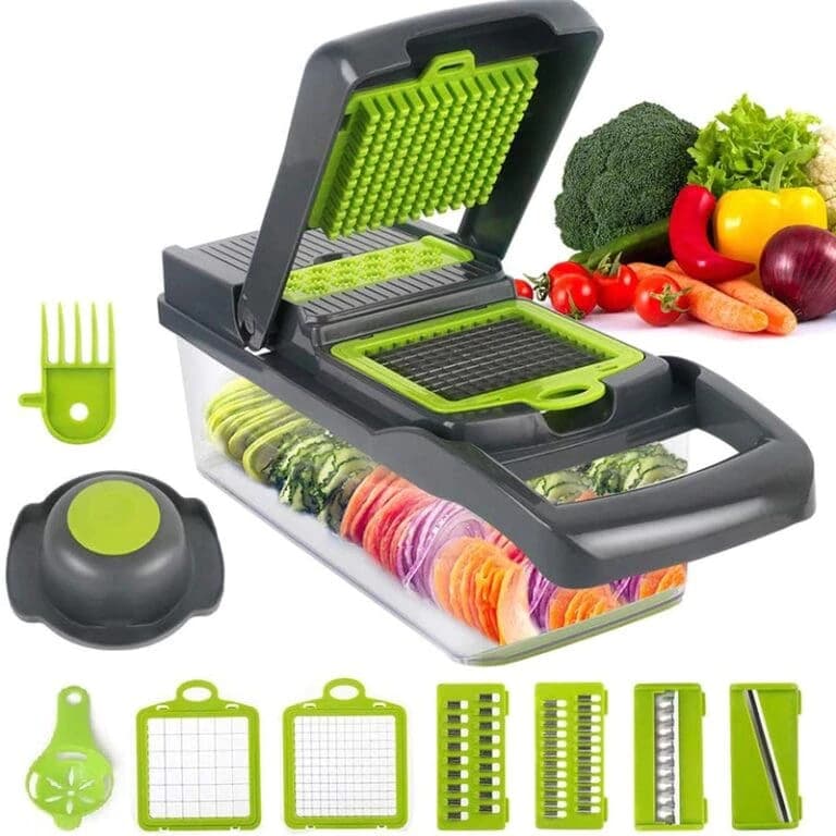 Ralador Fatiador Multiuso Profissional Cozinha 15 em 1 Ralador, Fatiador e Cortador Legumes Verduras Frutas Alimentos