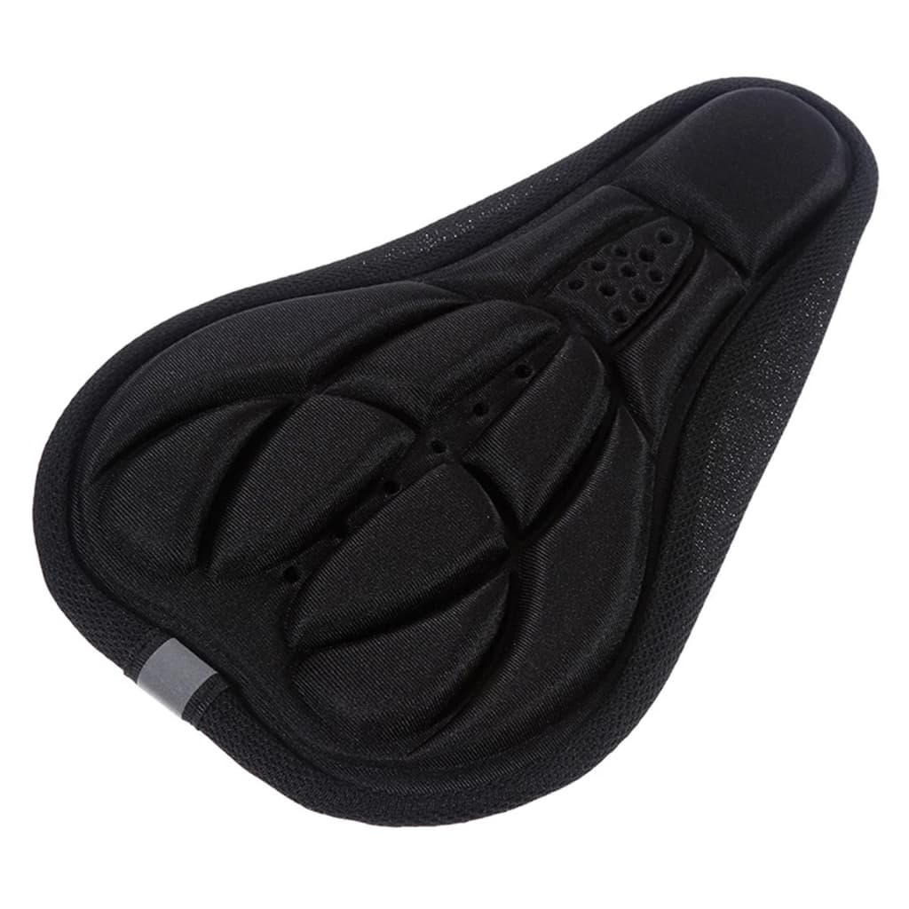 Assento de gel para bicicleta preto