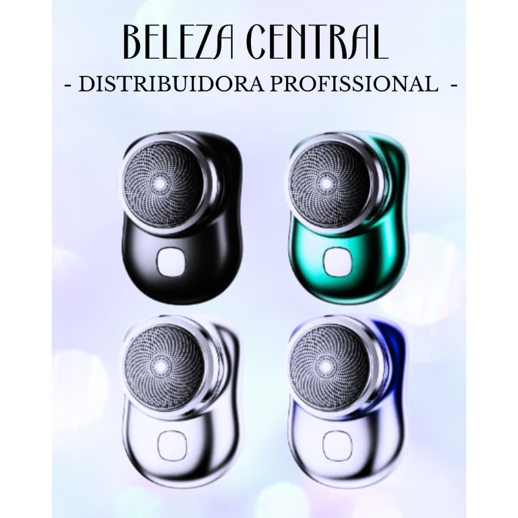 Mini Barbeador Elétrico Portátil Recarregável USB – À Prova d’Água – Compacto e Silencioso