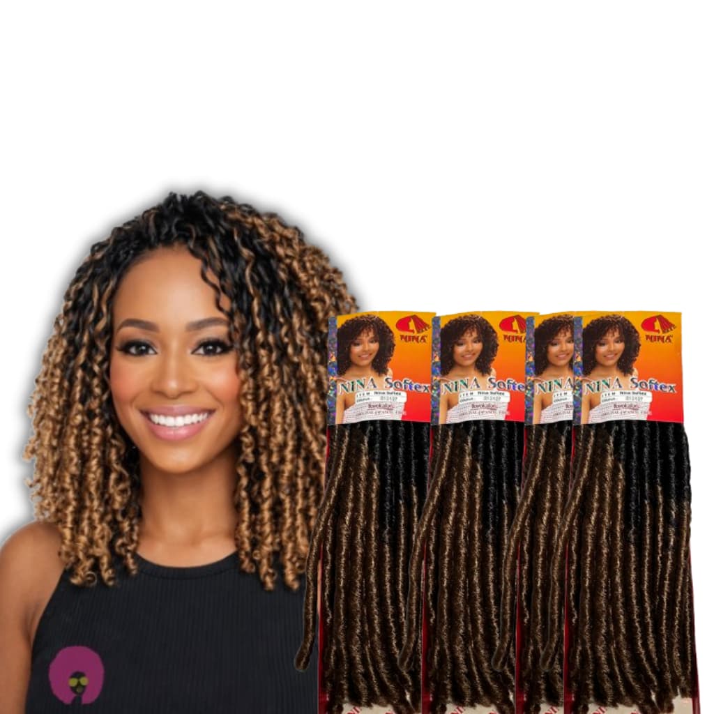 Kit 5 Cabelo Nina Softex Soft Dread 70cm ORIGINAL – crochret braids - Nina Pacotinho