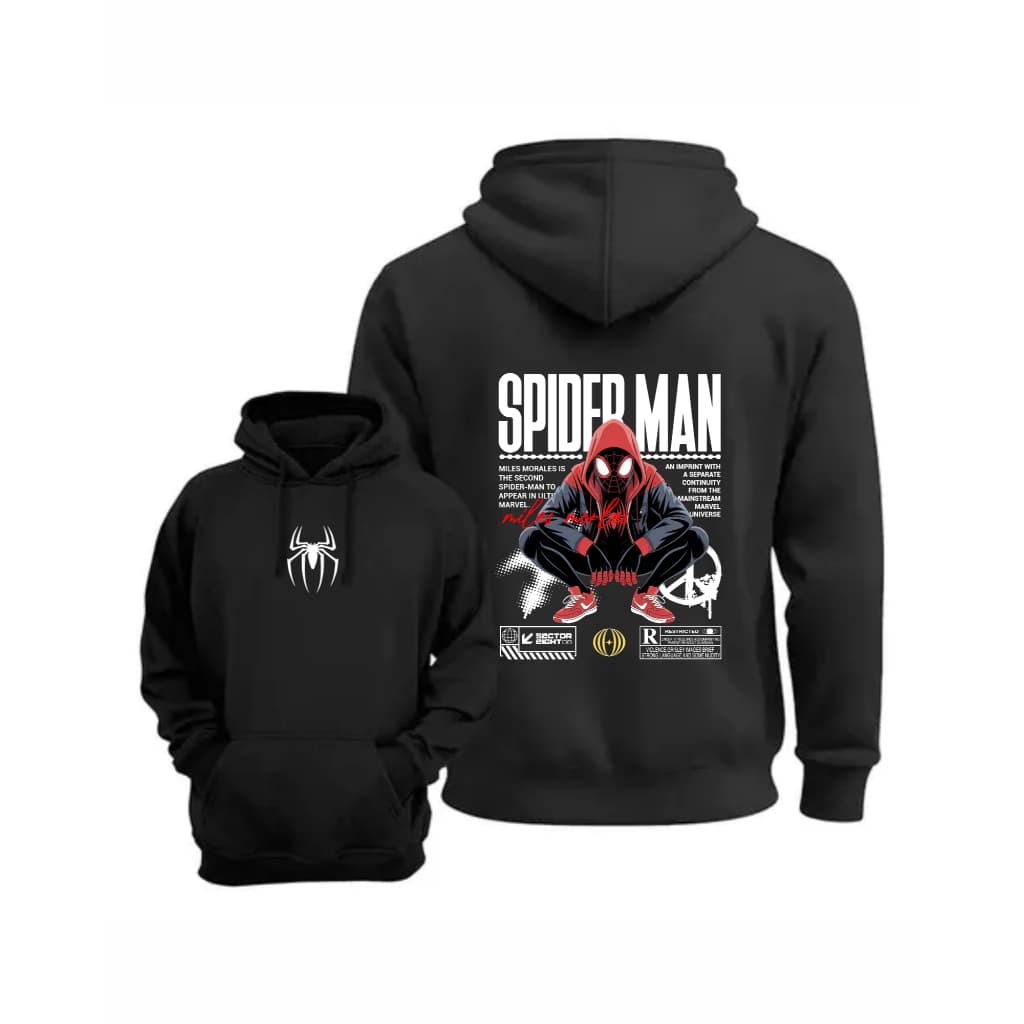 Moletom Canguru Unissex do Homem Aranha Moletom Estiloso Masculino