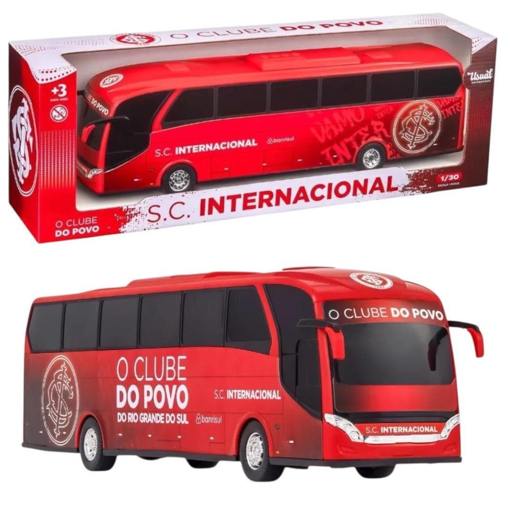 Ônibus Brinquedo Miniatura Internacional Réplica Colorado
