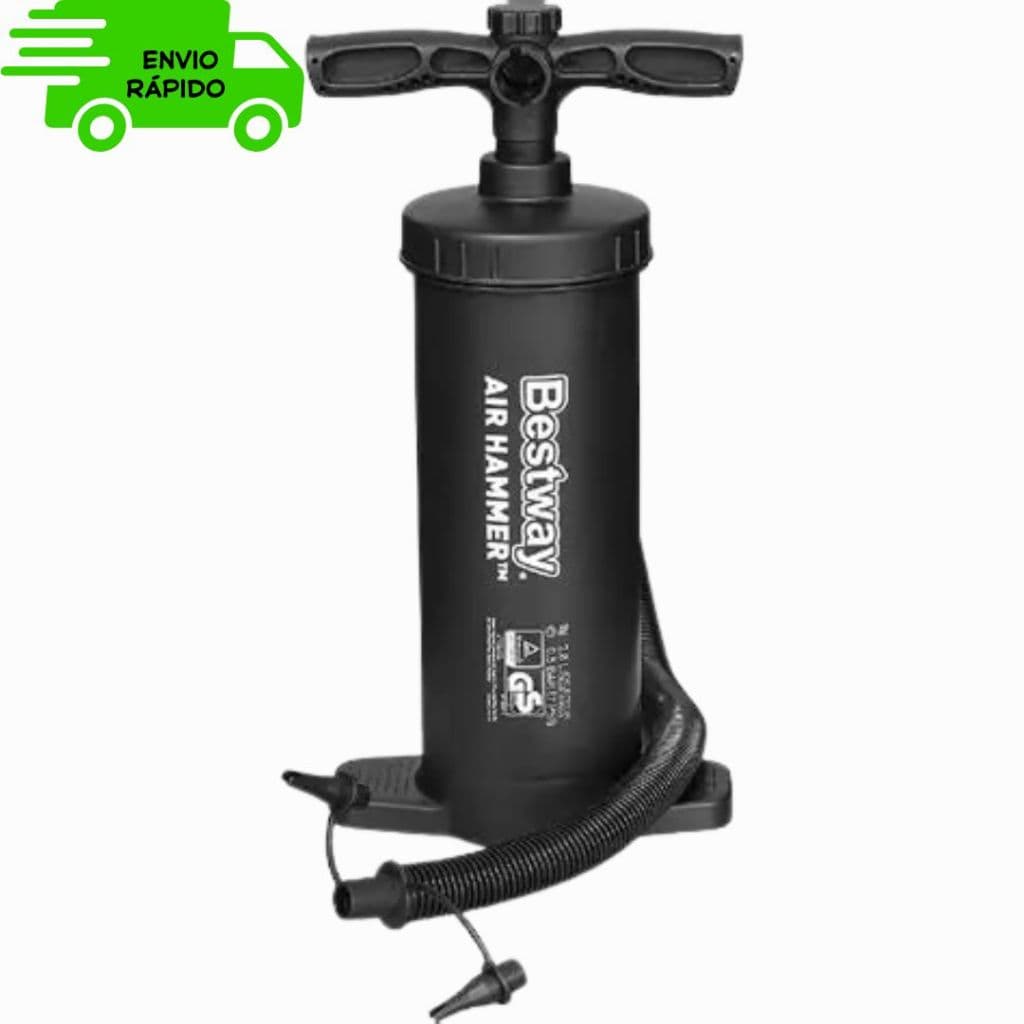 Bomba de Ar Manual Portátil Inflar Piscina Colchão Boia Bote – Ideal para Praia, Camping e Casa.