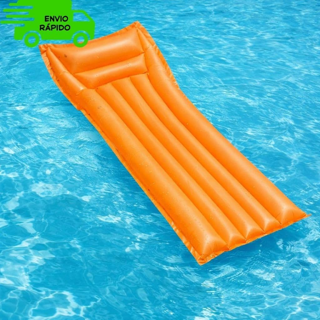 Boia Colchão Inflável p/ Relaxar na Piscina, Praia ou Clube — Ideal p/ Adultos e Jovens no Verão