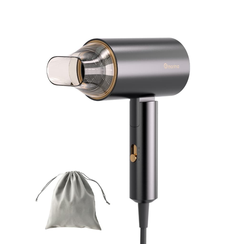 Morina Dobrável e portátil Secador de Travel Cabelos Tourmaline127V/220V com coletor de vento