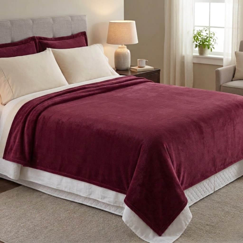 Cobertor Manta Casal 2,00x1,80m Microfibra Extra Macia Lisa Cama Quarto
